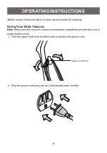 Предварительный просмотр 9 страницы Vacmaster VSH01 Use & Care Manual