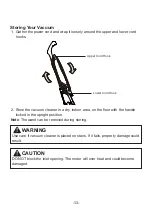 Предварительный просмотр 13 страницы Vacmaster VSH01 Use & Care Manual