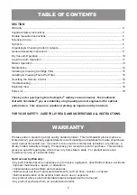 Preview for 2 page of Vacmaster VWMB508 0101 Operator'S Manual