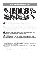 Preview for 10 page of Vacmaster VWMB508 0101 Operator'S Manual