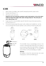 Preview for 7 page of Vaco CanCa VHU03W User Instructions