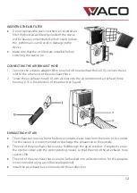 Preview for 12 page of Vaco VAC-PO-1212-E02W Instruction Manual