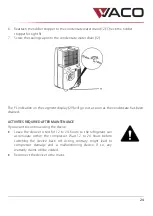 Preview for 24 page of Vaco VAC-PO-1212-E02W Instruction Manual