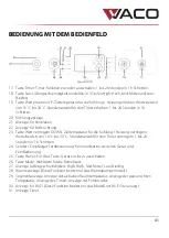 Preview for 41 page of Vaco VAC-PO-1212-E02W Instruction Manual