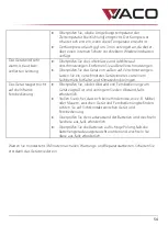 Preview for 54 page of Vaco VAC-PO-1212-E02W Instruction Manual