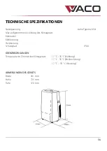 Preview for 56 page of Vaco VAC-PO-1212-E02W Instruction Manual