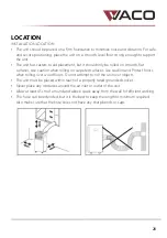 Preview for 20 page of Vaco VAC07W Instruction Manual