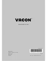 Preview for 116 page of Vacon 100 INDUSTRIAL Installation Manual