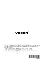 Предварительный просмотр 20 страницы Vacon 100 Series Quick Manual