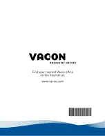 Предварительный просмотр 140 страницы Vacon X5 User Manual