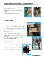 Предварительный просмотр 17 страницы VacPak-It 186VMC16F Service Manual