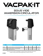 Preview for 1 page of VacPak-It SV08 Manual