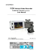 Предварительный просмотр 1 страницы Vacron 1 CH Vehicle Video Recorder User Manual