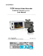 Vacron 1 CH Vehicle Video Recorder User Manual preview