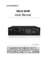 Vacron 16CH NVR User Manual предпросмотр