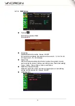 Предварительный просмотр 22 страницы Vacron 4CH / 8CH H.264
Digital Video Recorder User Manual