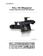 Vacron FULL HD 5 Megapixel Vehicle Video Recorder User Manual предпросмотр