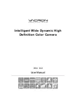 Предварительный просмотр 1 страницы Vacron Intelligent Wide Dynamic High Definition Color Camera User Manual