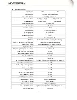 Preview for 6 page of Vacron Intelligent Wide Dynamic High Definition Color Camera User Manual