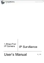 Preview for 1 page of Vacron IP Survlliance User Manual