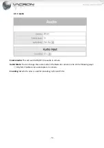 Preview for 14 page of Vacron IP Survlliance User Manual