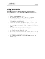 Preview for 2 page of Vacron VCV36 User Manual