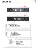 Preview for 6 page of Vacron VDH-4200B User Manual