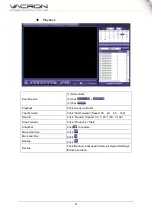 Preview for 56 page of Vacron VDH-4200B User Manual