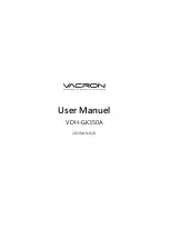 Preview for 1 page of Vacron VDH-GK350A User Manual