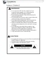 Preview for 5 page of Vacron VDH-NK User Manual