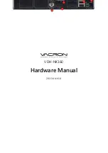 Vacron VDH-NK160 Hardware Manual предпросмотр