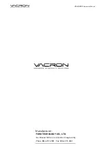 Предварительный просмотр 17 страницы Vacron VDH-NK200 Hardware Manual