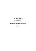 Preview for 1 page of Vacron VDH-NK350A Hardware Manual