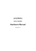 Preview for 1 page of Vacron VDH-NK900 Hardware Manual