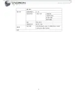 Preview for 6 page of Vacron VFH-8335I Osd Operation Manual