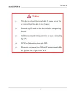 Preview for 10 page of Vacron VVG-CBN39 User Manual