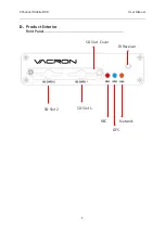 Preview for 8 page of Vacron VVH-MD42D Manual