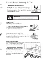 Предварительный просмотр 2 страницы VacuMaid EB-210 SuperGroom II Model Manual