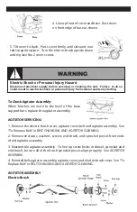 Preview for 8 page of VacuMaid EK12 Manual