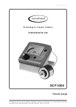 vacuubrand DCP 3000 Instructions For Use Manual предпросмотр