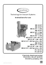 vacuubrand MD 4C NT Instructions For Use Manual preview