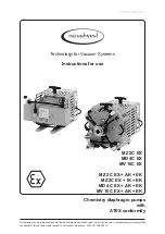 Preview for 1 page of vacuubrand MZ 2C EX Instructions For Use Manual