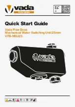 Предварительный просмотр 1 страницы VADA VFB-MSU25 Quick Start Manual