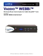 VADDIO 999-8700-000 Installation And User Manual preview