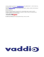 Preview for 34 page of VADDIO 999-9995-000 Installation Manual