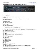 Preview for 48 page of VADDIO AV BRIDGE MATRIX PRO Installation And User Manual