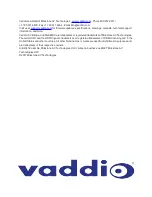 Preview for 82 page of VADDIO AV Bridge MatrixMIX Integrator'S Complete Manual