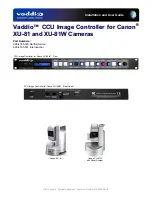 Предварительный просмотр 1 страницы VADDIO CCU Image Controller for Canon Installation And User Manual