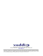 Предварительный просмотр 14 страницы VADDIO CeilingVIEW 70 PTZ Installation And User Manual