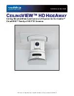 Предварительный просмотр 1 страницы VADDIO CEILINGVIEW HD HIDEAWAY Installation And User Manual